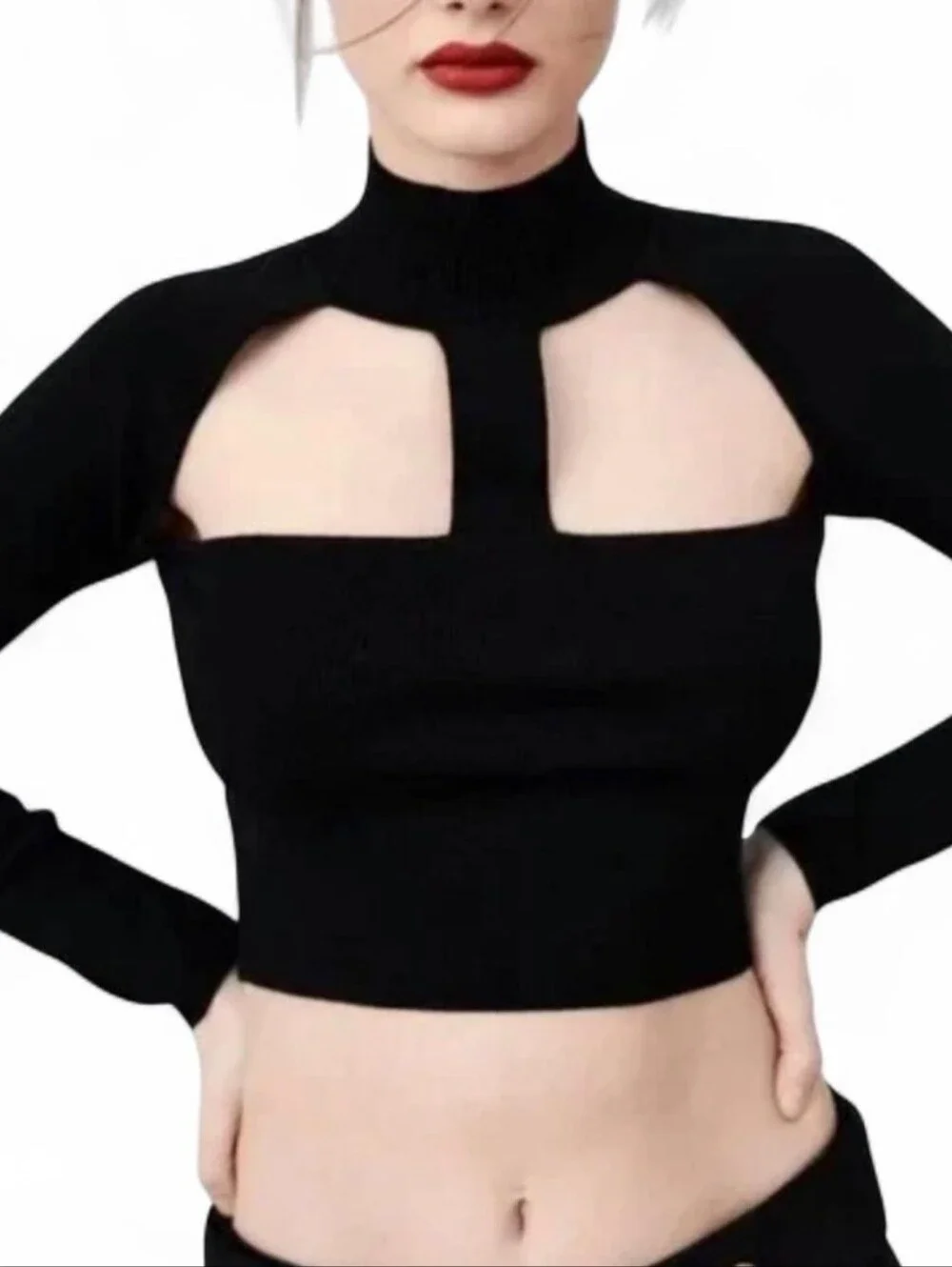 Zara black cut